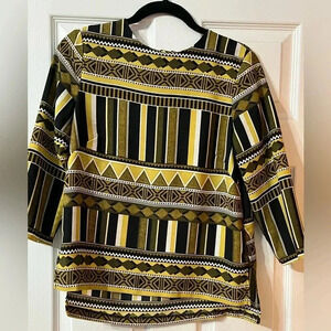 H&M Women’s Tribal/ Aztec 3/4 Length Sleeve Shirt